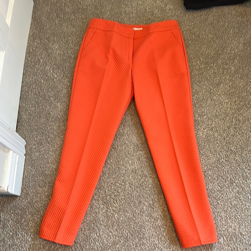 Trina Turk Textured Cotton Blend Pants